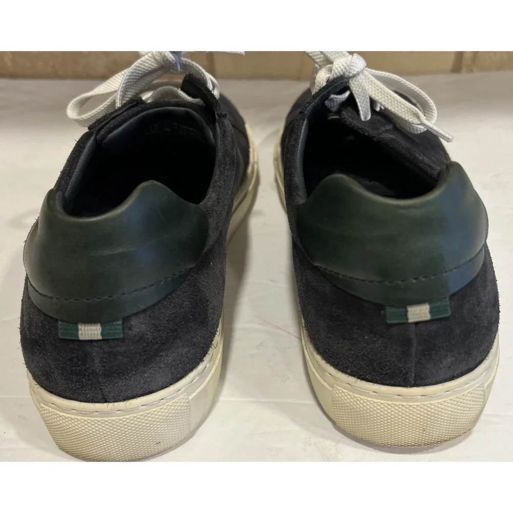 Milwaukee Boot Co Falk Leather Suede Lace Sneaker 20507-415 Black Men's Sz. 9.5M